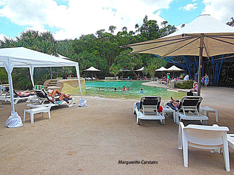 Pool area at Resort
